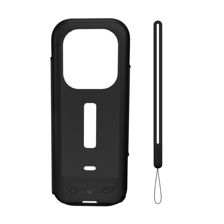 Funda protectora de silicona con correa de mano para Insta360 X3