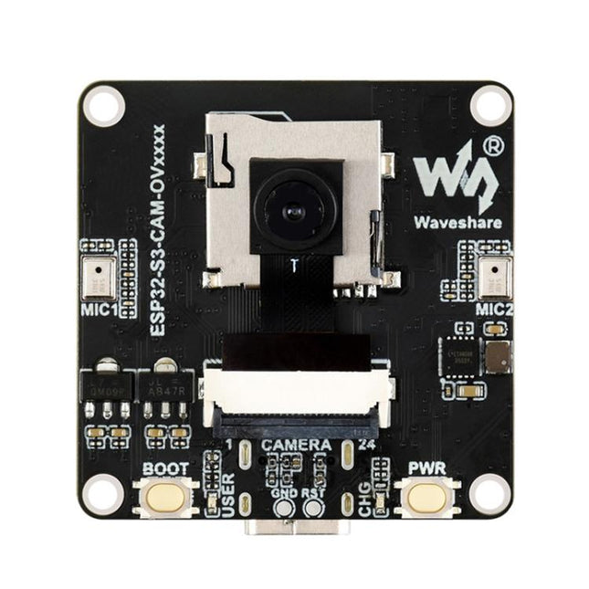 Waveshare ESP32-S3 AIoT Camera Development Board, With GC0308 Camera, With GC2145 Camera, With OV3660 Camera, With OV5640 Camera