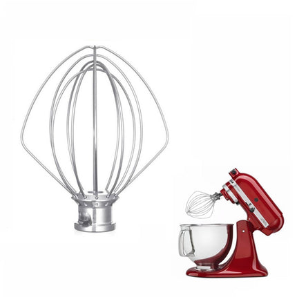 Accesorios de acero inoxidable, para cabezal de batidora KitchenAid 5QT, para cabezal de batidora KitchenAid 6QT, para batidor de varillas KitchenAid 5QT, para gancho amasador KitchenAid 5QT, para batidor de varillas KitchenAid 6QT