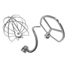 Stainless Steel Accessories, For KitchenAid 5QT Mixer Head, For KitchenAid  6QT Mixer Head, For KitchenAid Stand Mixer 5QT  Whip Whisk, For Kitchenaid Stand Mixer 5QT Dough Hook, For KitchenAid Stand Mixer 6QT Whip Whisk