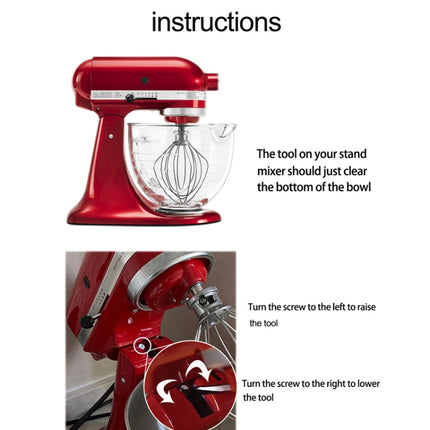 Stainless Steel Accessories, For KitchenAid  6QT Mixer Head, For KitchenAid 5QT Mixer Head, For KitchenAid Stand Mixer 5QT  Whip Whisk, For Kitchenaid Stand Mixer 5QT Dough Hook, For KitchenAid Stand Mixer 6QT Whip Whisk                                ...