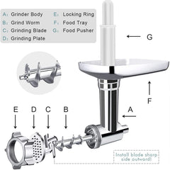 For Kitchenaid Porking Enemy Accessories Dough Maker Grinder Meat Universal Set