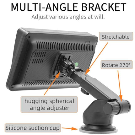 7 inch AHD Wireless CarPlay Car MP5 Player, Support Mobile Phone Interconnection, B5300 With Camera