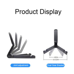 54356 Multifunctional Desktop Universal Foldable Triangular Phone Holder