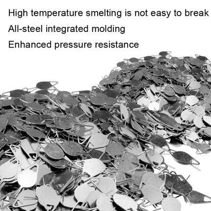 100 PCS Universal Thickened and Hardened Steel Phone Card Removal Pin, 100 PCS Style 1, 100 PCS Style 2, 100 PCS Style 3, 100 PCS Style 4