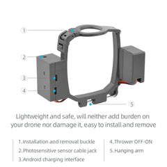 For DJI Mavic 2 Pro &Zoom Airdrop System Drone Thrower, For DJI Mavic 2 Pro &Zoom