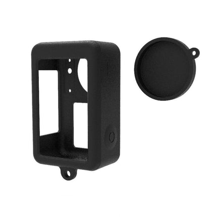 For DJI Osmo Action 3 Silicone Protective Case Lens Cap