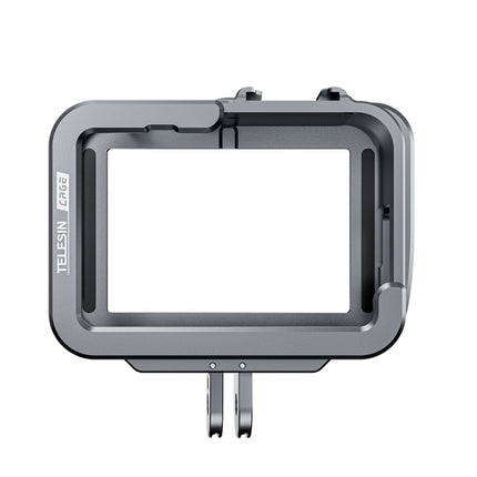 TELESIN Aluminiumlegierung-Rahmengehäuse für GoPro Hero11 Black / HERO10 Black / HERO9 Black, Spezifikation:, reguläre Modelle, vertikales Aufnahmeset