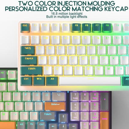 ZIYOU LANG  K3 100 Keys Game Glowing Wired Mechanical Keyboard, Cable Length: 1.5m, Style:, K3  Water Green Version Red Axis, K3 Bee Version Red Axis, K3 Micro Light Hot Plug Version Red Axis, K3 Water Green Hot Plug Version Green Axis                 ...