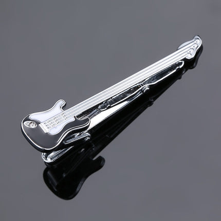 Brass Polished Gum Pattern Business Men Tie Clip, Color: Black Beard, Black Strips, Black Beard, Black Glossy, Black Silver Stripe, Silver Stripe, Red Pattern, Golden Pattern, Silver Black, Silver Batch Flower, Black Batch Flower, Golden Batch Flower  ...