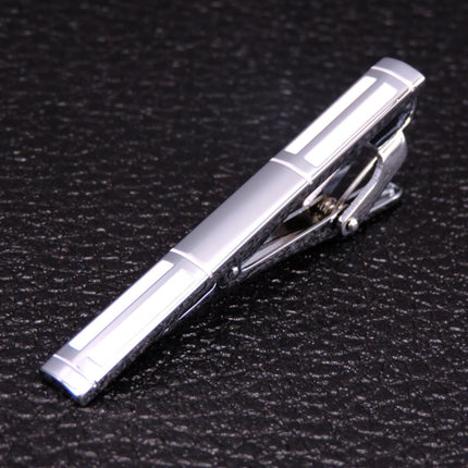 Brass Polished Gum Pattern Business Men Tie Clip, Color: Black Beard, Black Strips, Black Beard, Black Glossy, Black Silver Stripe, Silver Stripe, Red Pattern, Golden Pattern, Silver Black, Silver Batch Flower, Black Batch Flower, Golden Batch Flower  ...