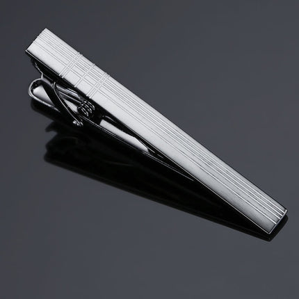 Brass Polished Gum Pattern Business Men Tie Clip, Color: Black Beard, Black Strips, Black Beard, Black Glossy, Black Silver Stripe, Silver Stripe, Red Pattern, Golden Pattern, Silver Black, Silver Batch Flower, Black Batch Flower, Golden Batch Flower  ...