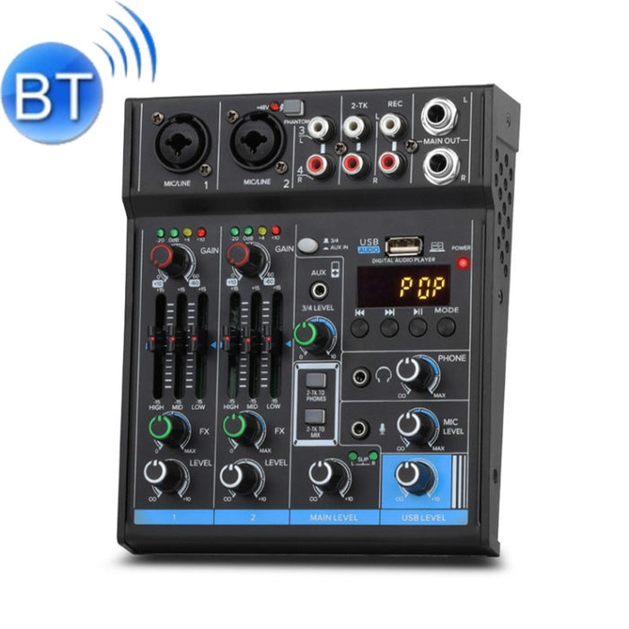 USB Balanced 4-ways Home Computer Recording Bluetooth Sound Card