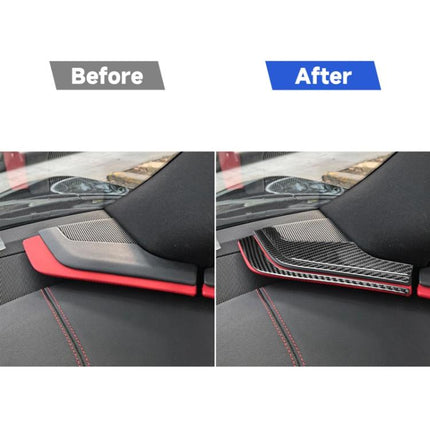 For Chevrolet Corvette C8 6pcs /Set Inner A-Pillar Speaker Sticker
