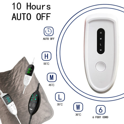 Intelligent Temperature Control Electric Heating Blanket, 70x100cm USB Plug, 130x180cm EU Plug, 183x213cm EU Plug