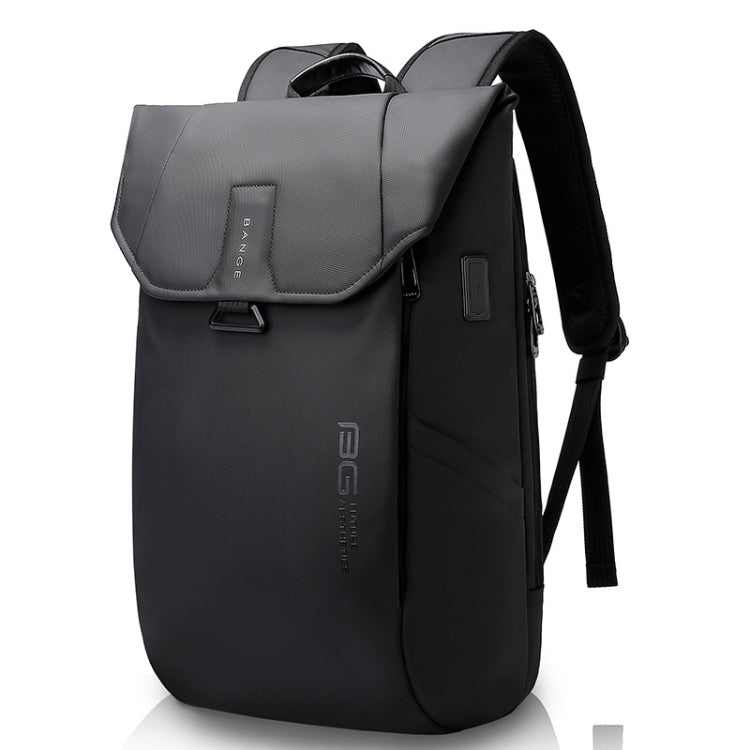 BANGE BG-2575 Diebstahlsicherer, wasserdichter Laptop-Rucksack 15,6 Zoll für die tägliche Arbeit und das Geschäft, BG-2575 Schwarz, BG-2575 Grau