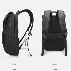 BANGE BG-2575 Diebstahlsicherer, wasserdichter Laptop-Rucksack 15,6 Zoll für die tägliche Arbeit und das Geschäft, BG-2575 Schwarz, BG-2575 Grau