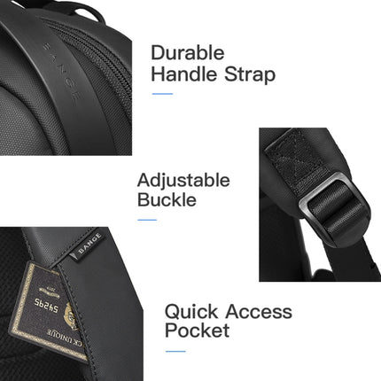 BANGE 7261 Men Waterproof Business Computer Backpack