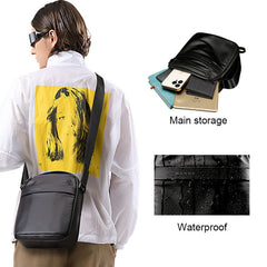 BANGE BG-2876 Men Crossbody Bag Shoulder Bag Casual Business Bags, BG-2876 Black, BG-2876 Grey