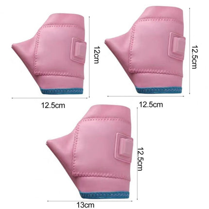 1 Pair Adjustable Temperature Rechargeable Intelligent Electric Heating Gloves Half Finger Gloves, S, M, L