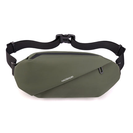 HAOSHUAI 1100-20 Men Waist Bag Outdoor Running Mobile Phone Bag, 1100-20 Dark Blue, 1100-20 Black, 1100-20 Army Green