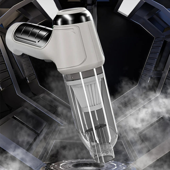SUITU Car Wireless Wet And Wet Charging Handheld Vacuum Cleaner, Style:, Basic Gray White, Basic Black, Brushless Silver Gray