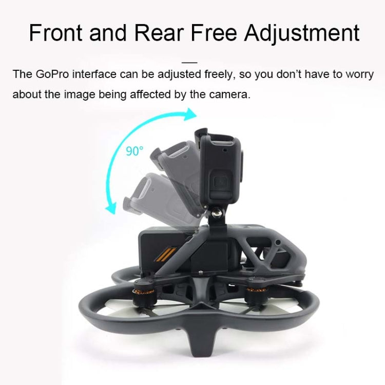 Für DJI Avata CQT Oberen Erweiterung Adapter Sport Kamera Halterung, Für DJI Avata
