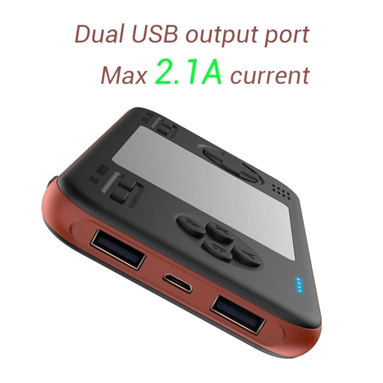 416 Pocket Console Portable Color Screen 8000mAh Rechargeable Game Machine, Black, White, Black Orange, White Orange, White Blue, Blue