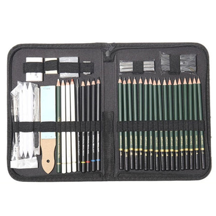 42 In 1 Drawing Painting Sketch Kit with Pencil Erasers Sharpener
