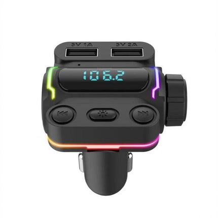 P7 PD20W QC3.0 Dual Fast Charging Car MP3 Player FM Transmitter, P7