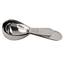 YG-MC12 304 Thickened Stainless Steel Coffee Spoon Scales Scaling Spoon, Large, Small