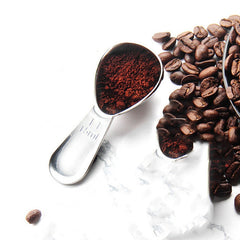 YG-MC12 304 Thickened Stainless Steel Coffee Spoon Scales Scaling Spoon, Large, Small