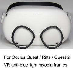 For Oculus Quest / Rifts / Quest 2 1pair VR All-in-one Glasses Frame Magnetic Suction Frame Can Match Myopic Lenses, Glasses Frame(Blue), Glasses Frame(Black), Glasses Frame(Red)