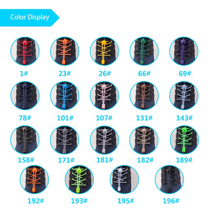 1pair Spring Buckle Lazy Elastic Shoelaces For Adults And Children, 110cm  Light Blue, 110cm Army Green, 110cm  Red, 110cm  Gray, 110cm Orange, 110cm Light Gray, 110cm Yellow, 110cm Apricot, 110cm Green, 110cm Fluorescence Green, 110cm Purple          ...