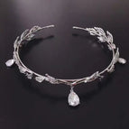 Rhinestone Headdress Silver / Silver