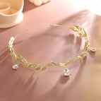Rhinestone Headdress Gold / Gold
