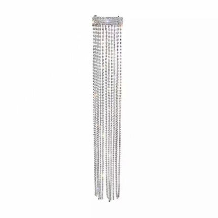 Fringe Flash Diamond Chain Hair Accessories Female Braided Hair Band, Chain Hair Band