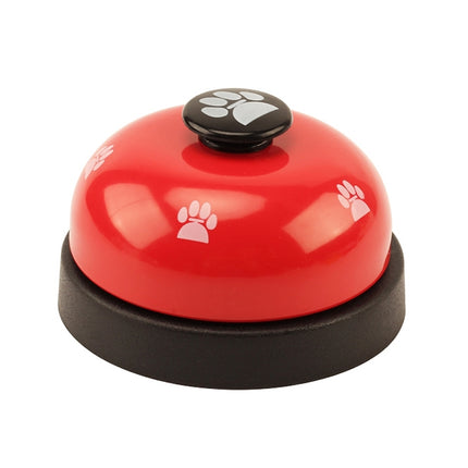 Pet Toy Training Called Dinner Small Bell Footprint Ring Dog Toys, 3pcs Pet Bell White, 3pcs Pet Bell Royal Blue, 3pcs Pet Bell Yellow, 3pcs Pet Bell Red, 3pcs Pet Bell Pink
