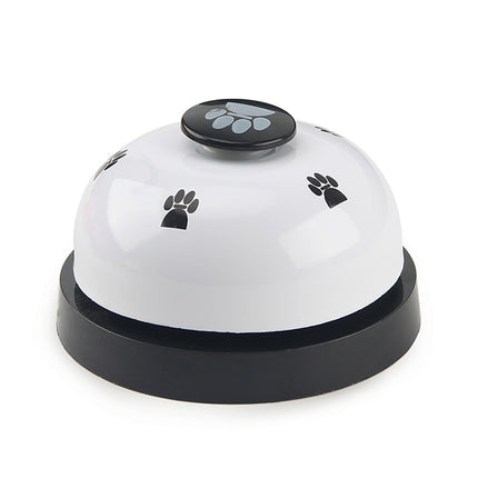Pet Toy Training Called Dinner Small Bell Footprint Ring Dog Toys, 3pcs Pet Bell White, 3pcs Pet Bell Royal Blue, 3pcs Pet Bell Yellow, 3pcs Pet Bell Red, 3pcs Pet Bell Pink
