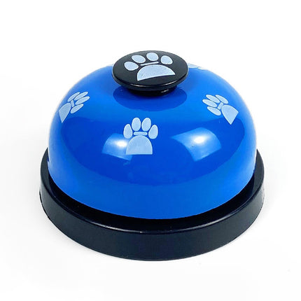 Pet Toy Training Called Dinner Small Bell Footprint Ring Dog Toys, 3pcs Pet Bell White, 3pcs Pet Bell Royal Blue, 3pcs Pet Bell Yellow, 3pcs Pet Bell Red, 3pcs Pet Bell Pink