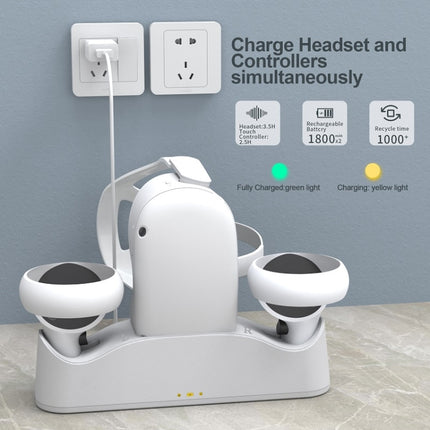 JYS OC003 For Meta Quest 2 VR Glasses Grip Magnetic Base Charger, Magnetic Base Charger