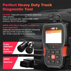 ANCEL HD601 24V Diesel Engine Detector Heavy Truck Diagnostic Scanner, ANCEL HD601