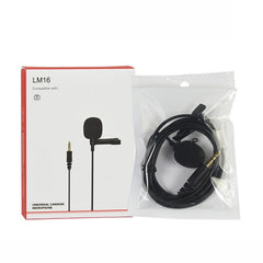 For Rode Wireless Camera Lavalier Microphone, Length 1.5m, LM16