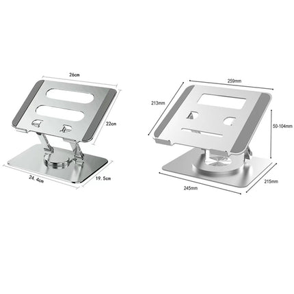 Multifunctional Desktop Foldable Rotating Laptop Cooling Bracket, Spec:, SP-086 (Silver), SP-086 (Gray), SP-88 (Silver), SP-88 (Gray)