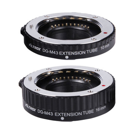 For Panasonic/Olympus VILTROX DG-M43 Camera Automatic Close-Up Ring Macro Ring Set