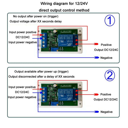 12V Protected Start Delay Relay Module, 12V