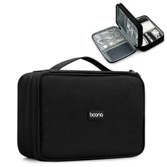 Baona Multifunctional Earphone Data Cable Digital Storage Bag, Spec:, Single-layer (Gray), Single-layer (Black), 2-layer (Gray), 2-layer (Black), Single-Layer Box (Gray), Single-Layer Box (Black), 2-layer Box (Gray), 2-layer Box (Black), XL (Gray)�����...