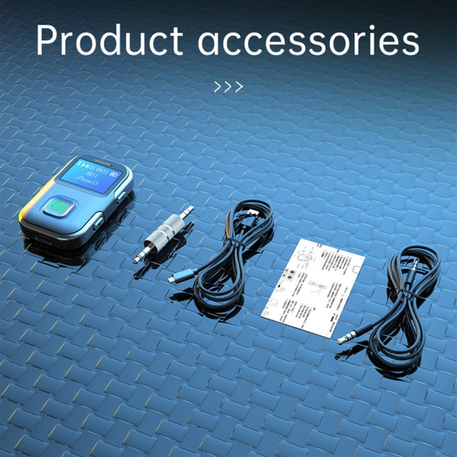 BR11 With Screen Bluetooth Audio Receiver MP3 Player, BR11