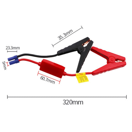 Car Emergency Starter Power Battery Connection Lighter Cable, Large Clip