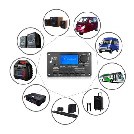 D006BT Bluetooth MP3 Decoder U Disk Playback Audio Amplifier Board, D006BT Large RC, D006BT Small RC